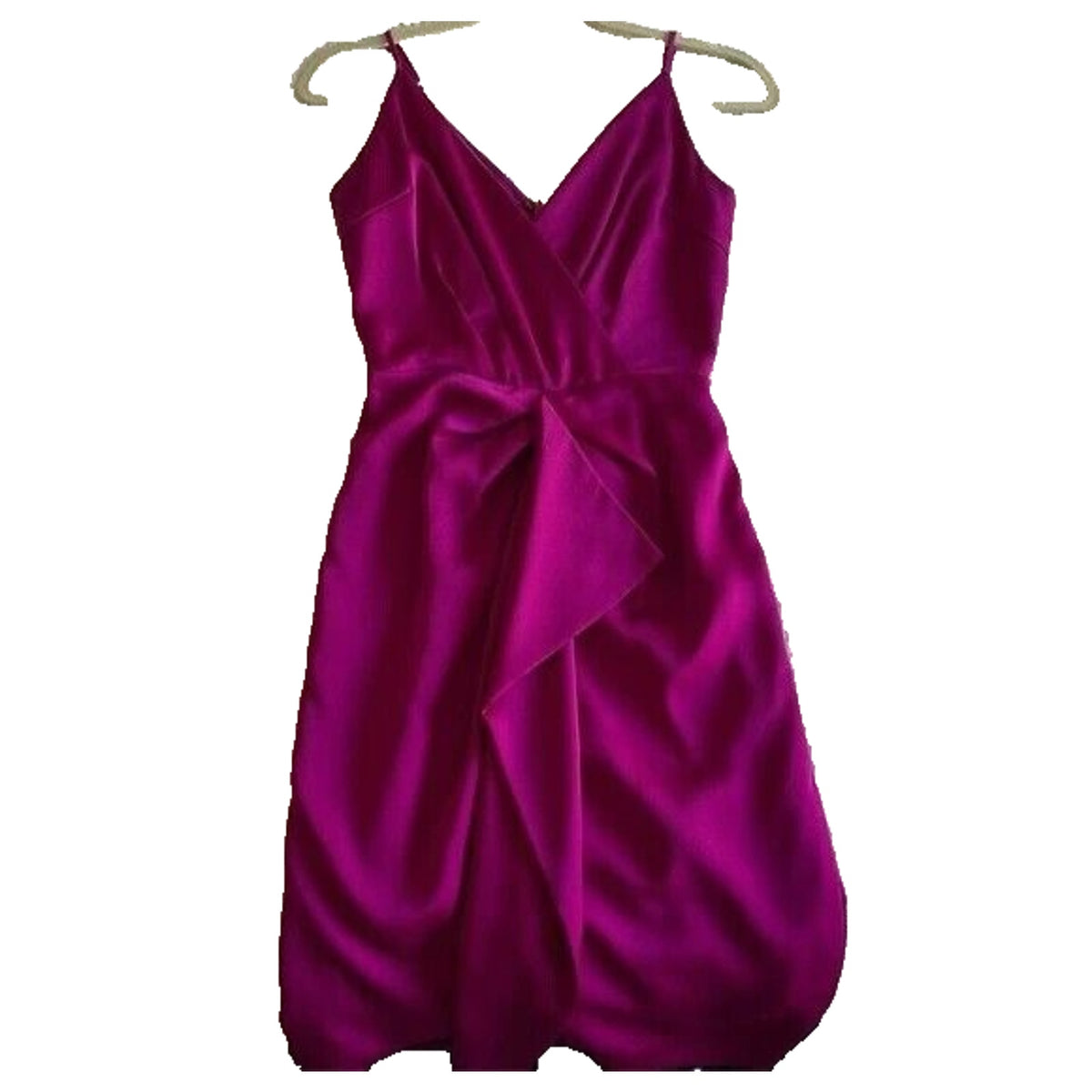 Harlyn V-Neck Special Occasion Dress Extra Large/XL NWT Spaghetti Straps fushia