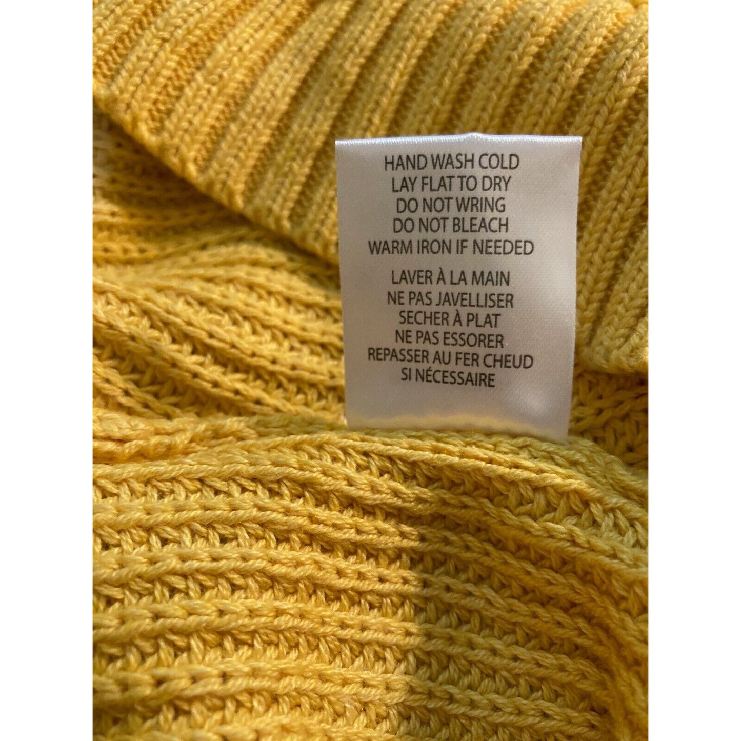 Belle Belldini Gracie Hooded Tie Dye Knit Sweater XL/Extra Large Honey Gold NWT