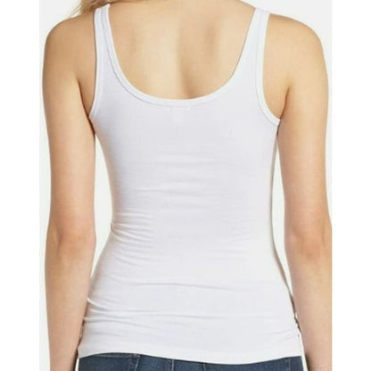 Chelsea28 Sleeveless Scoop Tank Top Size Small in White NWT