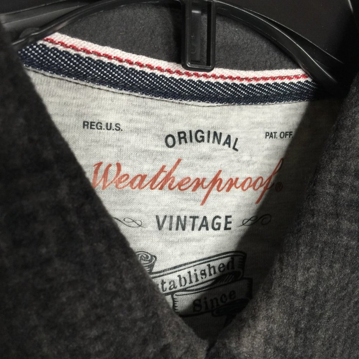NWT Weatherproof Gray Plaid Shirt Jacket Long Sleeves Size Medium