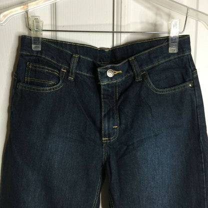 Wrangler Jeans KIDS youth Dark Blue Denim Adjustable Waist Jeans Size 12 Husky