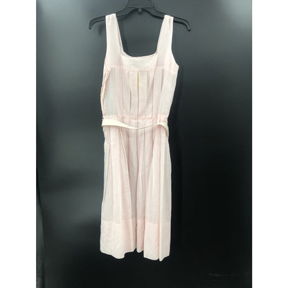 Palm Fashions Vintage 1960's Pleated Sun Dress Pink Small Lightweight