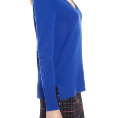 Halogen NEW V Neck Cashmere Sweater Extra Small
