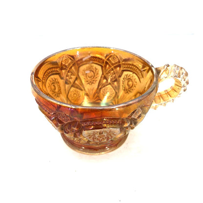Imperial Carnival Glass mug Marigold Carnival Glass Punch Cup SINGLE