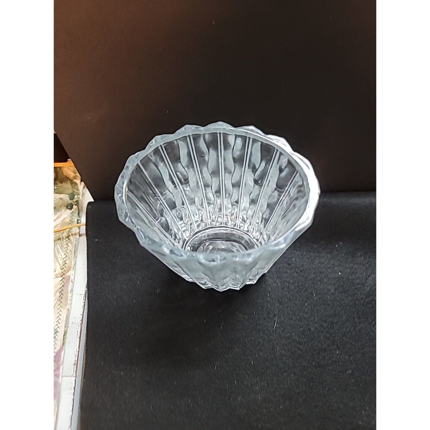 Marquis by Waterford Crystal Vase Oval 9" Tall Classy GLASS RIPPLE