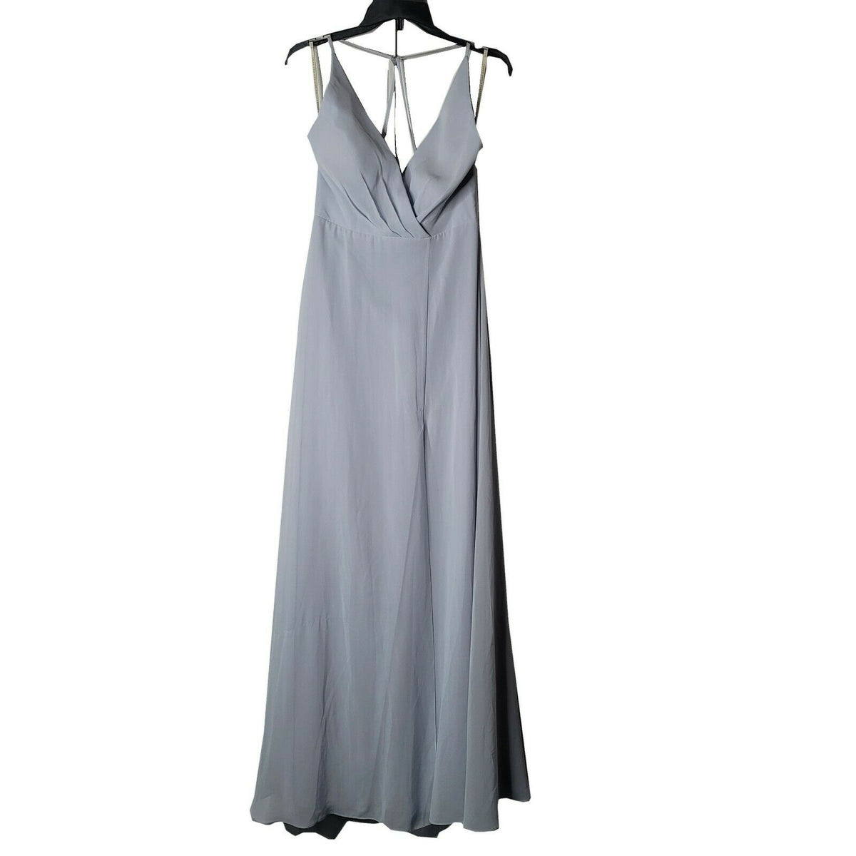 Jenny Yoo Annabelle Gown Dress Convertible Sleeveless V-Neck Strappy Purple 12