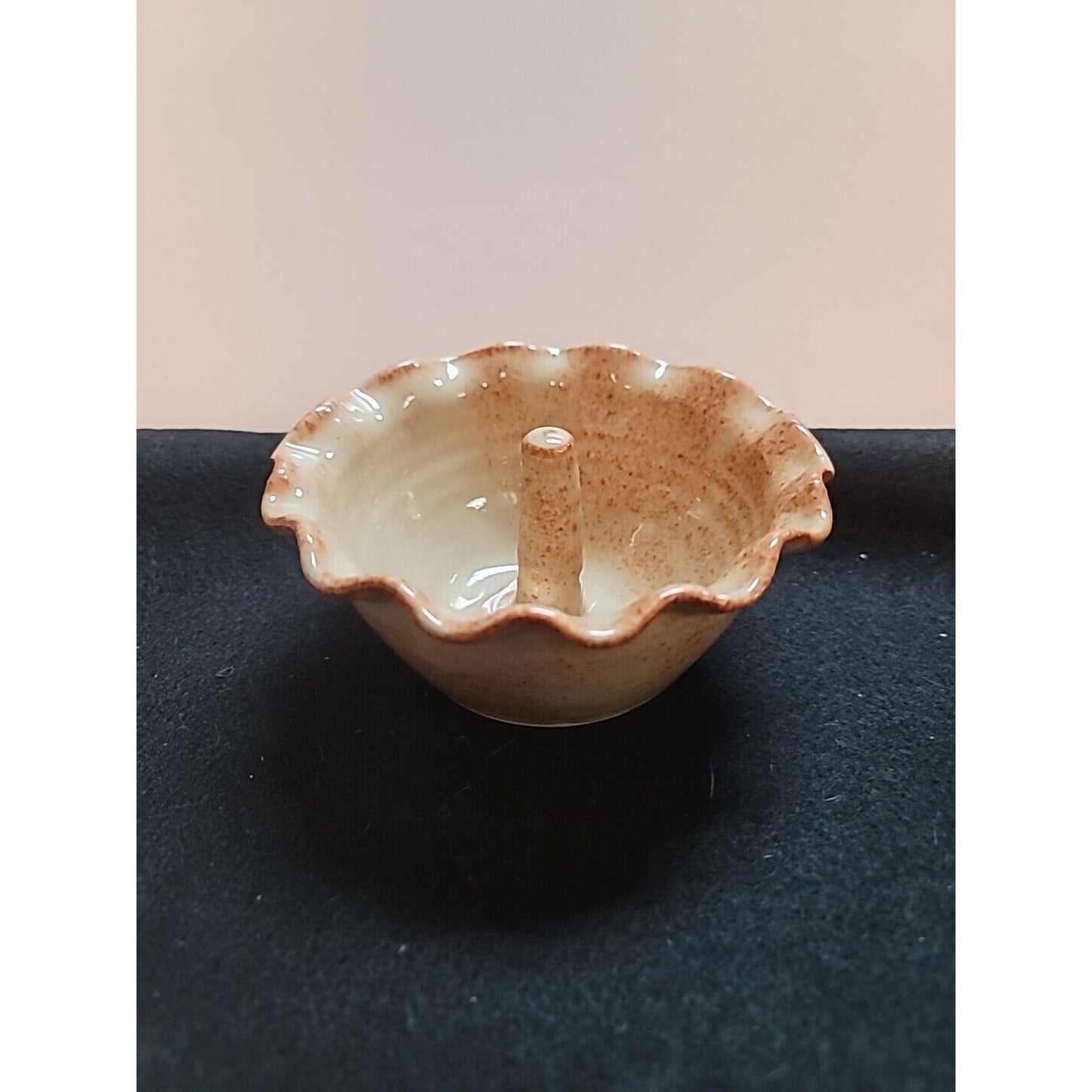 Cagle Road Pottery Seagrove NC Studio Art Pottery 6" Fluted Rim Apple Baker