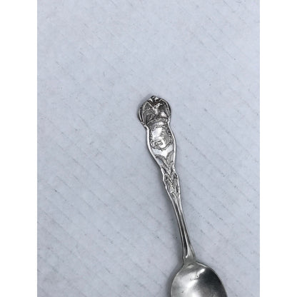 Vintage Silver Spoon Souvenir Indiana State Emblem WM Rogers