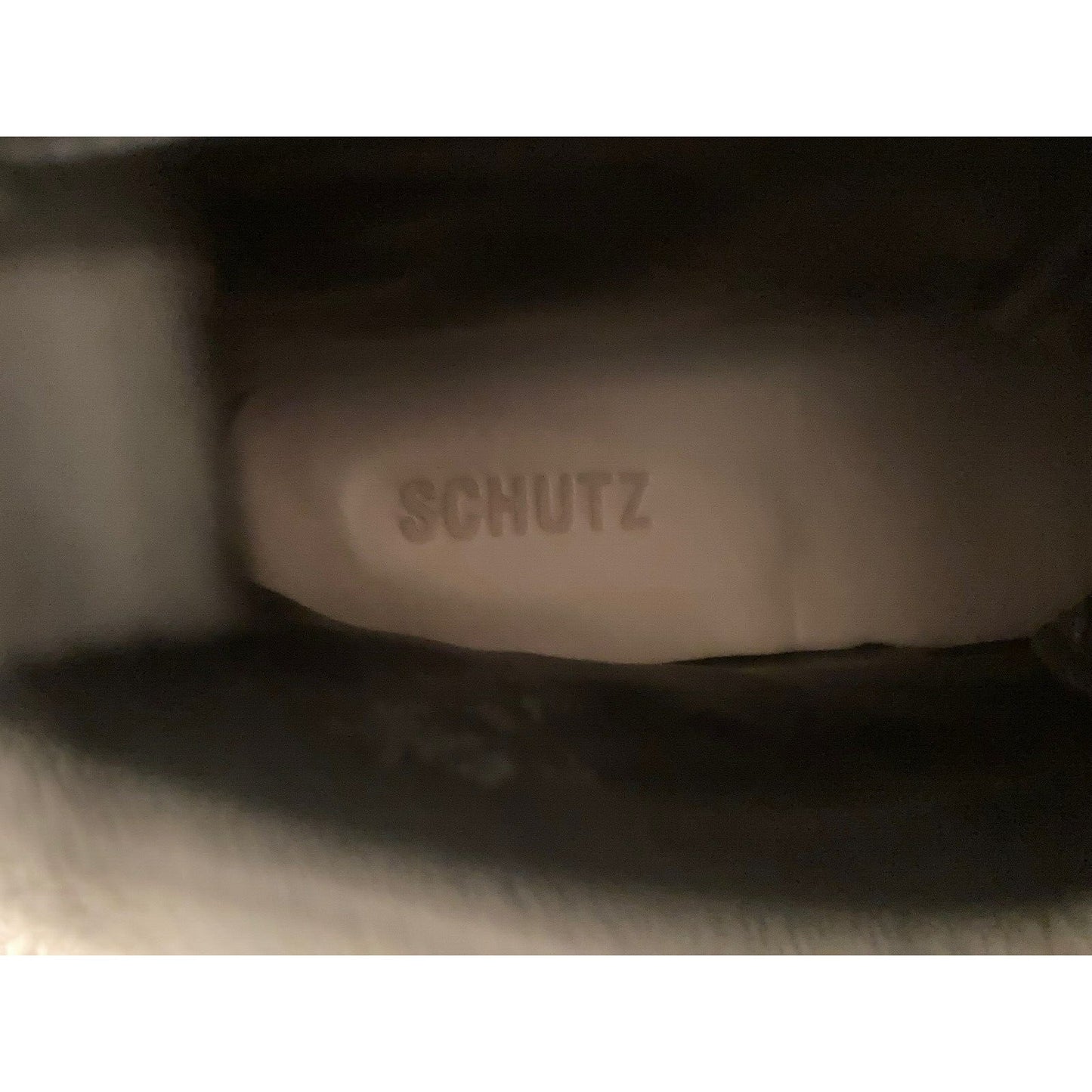 Schutz Cory Leather Quilted Lug Sole Lace Up Combat Boots Size 9B Black NWT