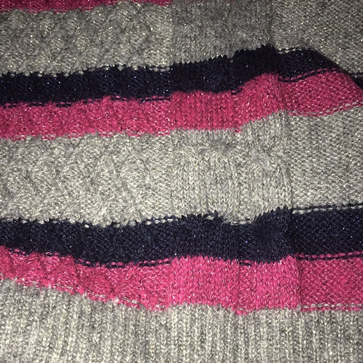 Halogen X Atlantic-Pacific Cable Knit Sweater S
