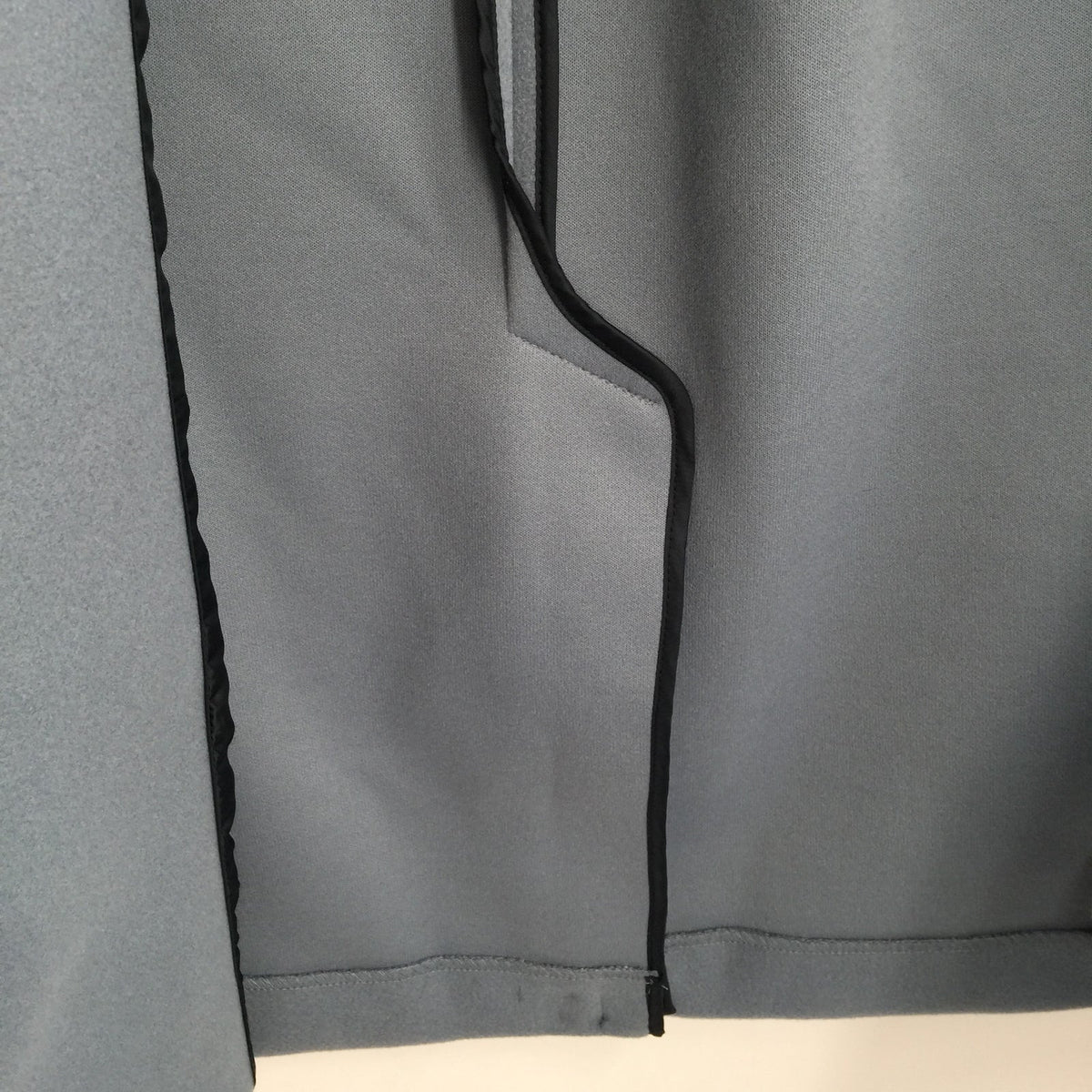 Topshop Brooke Double Breasted Long Coat Collared Neck Four Button Up Blue SZ 4
