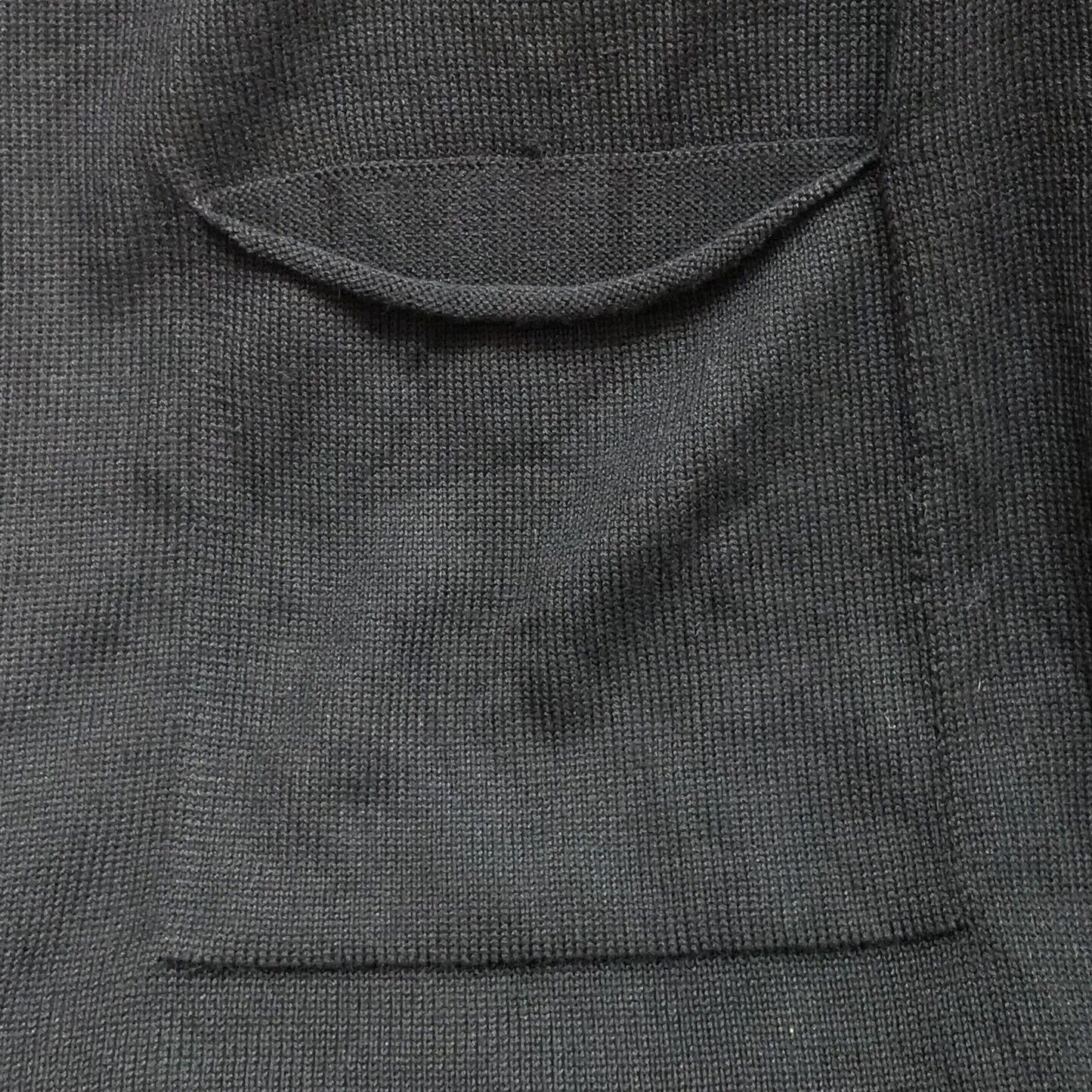 Ceny Open Front Long Cardigan Drop Shoulders Pockets Extra Small/XS Black NWT