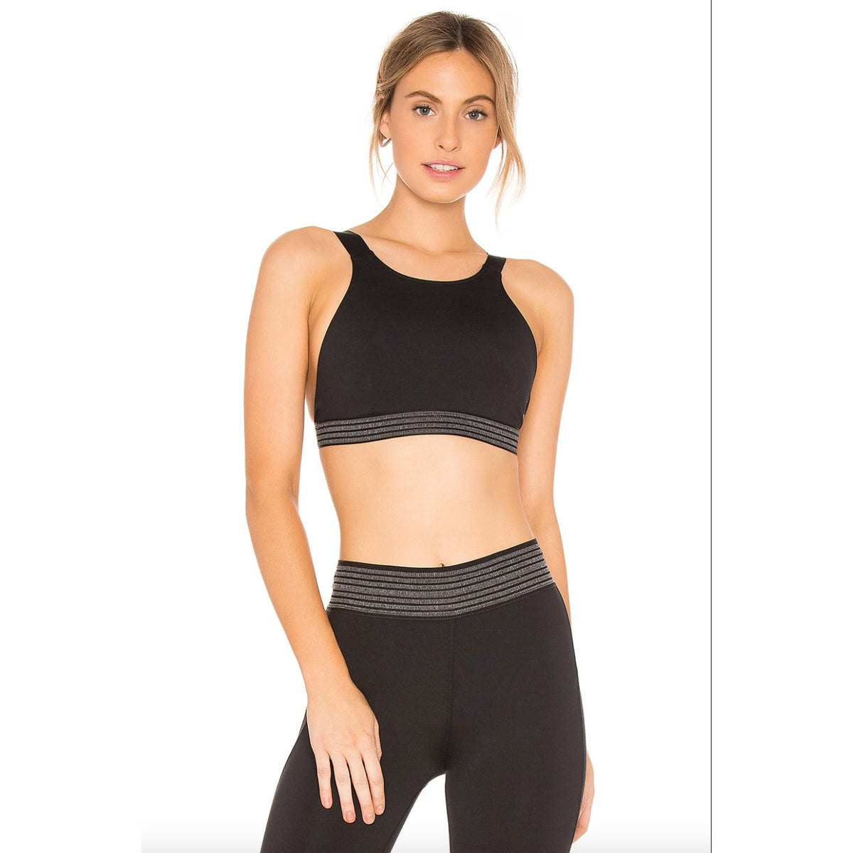 Free People Movement NWT Macrame Black Band Bra Size XS