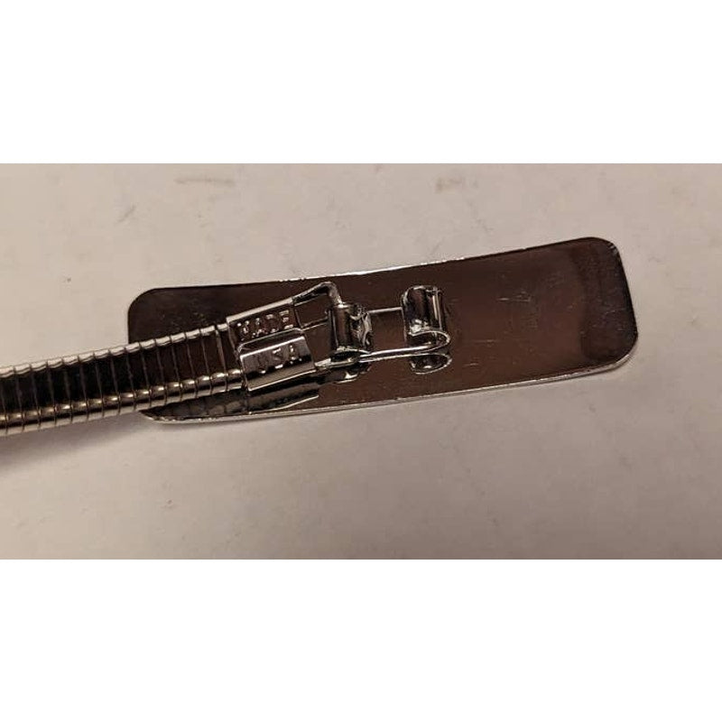 Vintage Stretchy Silver Tone Metal Belt 34" Max Stretch Women's Accessory Sm/Med