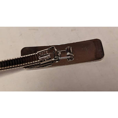 Vintage Stretchy Silver Tone Metal Belt 34" Max Stretch Women's Accessory Sm/Med