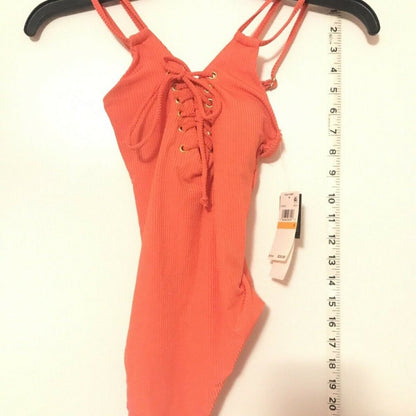 NWT Hula Honey Juniors' Shimmer One-Piece Swimsuit Size Small