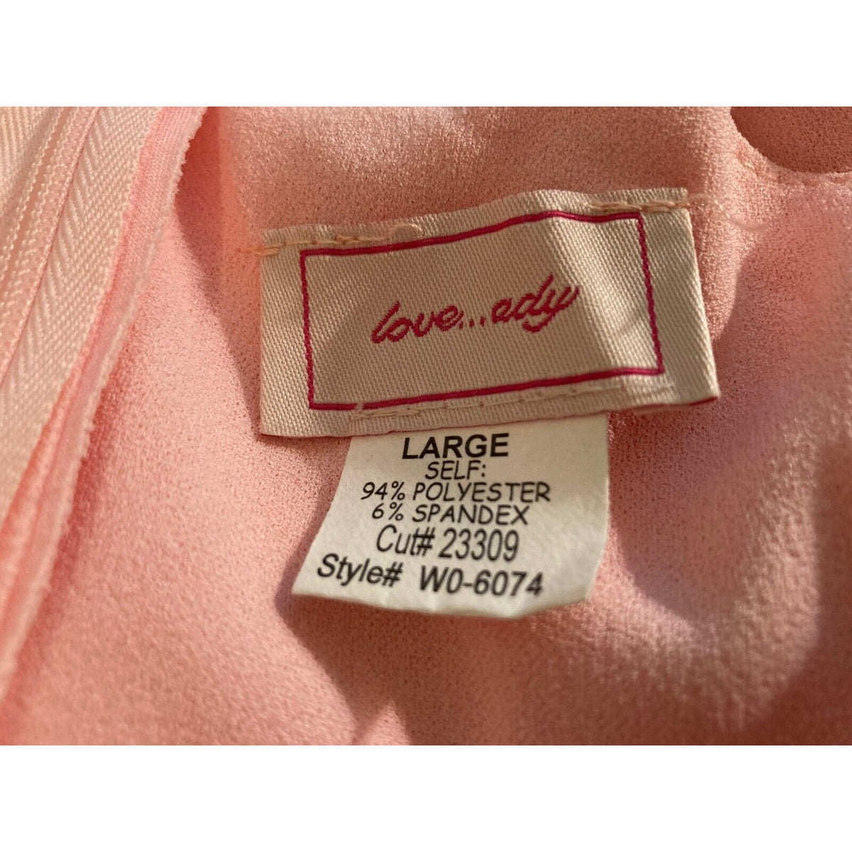Love Ady Women's V-Neck Swing Casual Fit & Flare Dress Large Pink NWT Sleeveless