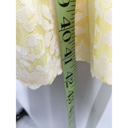 Vintage Bettina of Miami Yellow Dance Full Circle Rockabilly Pin Up Dress SZ 16