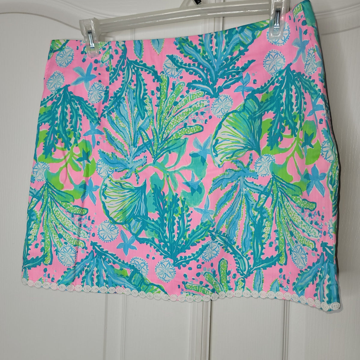 Lilly Pulitzer Patty Skort Mandevilla baby in Hip Nautic Women Size 16 lined NEW