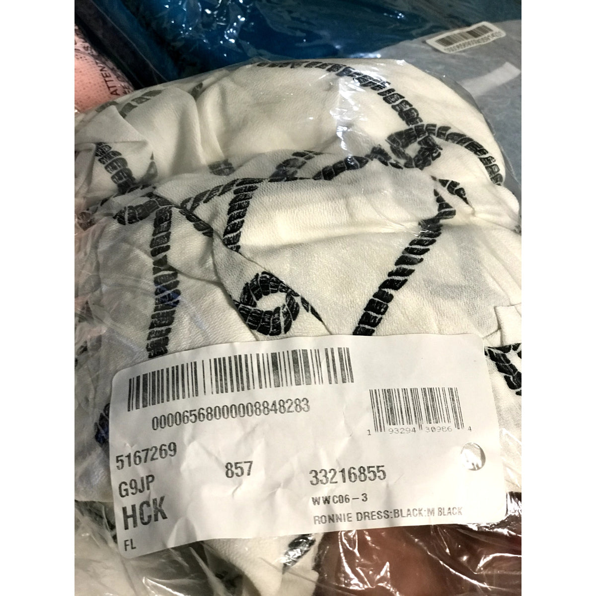 WeWoreWhat NWT Ronnie Mini Dress Black Rope Size Medium