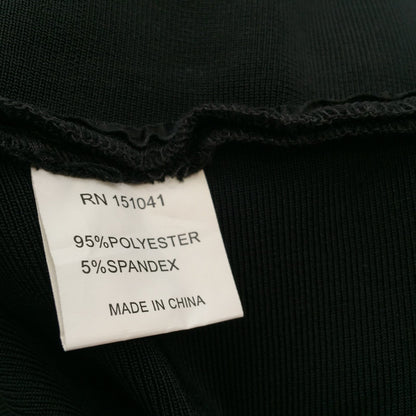 Few Moda Sleeveless Spaghetti Strap Corset Deep V Bodycon Dress Back Zip Medium