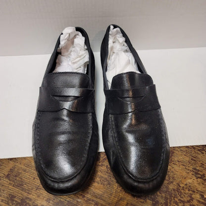 Born Black Mens dress shoes Penny Loafers Size 10 M Casual Work Leather