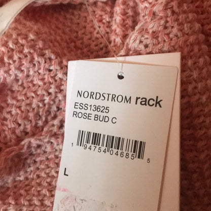 Ady P Marled Dolman Sleeve Rose Pink Sweater Size Large