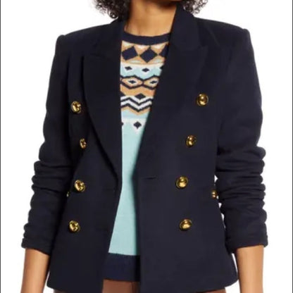 Halogen Atlantic-Pacific Double Breasted Blazer Size 4