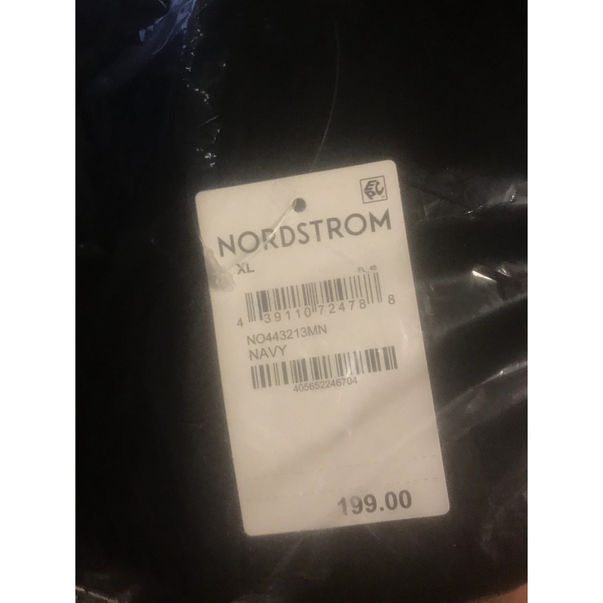Nordstrom NWT Double Breasted Peacoat Navy Size XL