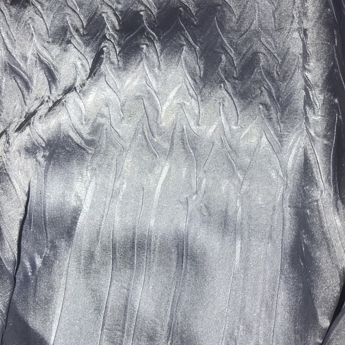 Komarov Charmeuse & Chiffon Cocktail Dress Medium Crinkle Sleeveless Medium