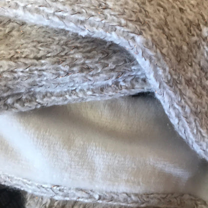 DKNY NEW Fleece Lined Ivory Thick Warm Headband