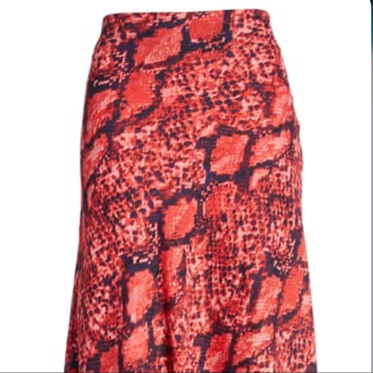 Gibsonlook NEW Roselyn Red Maxi Skirt Size Medium