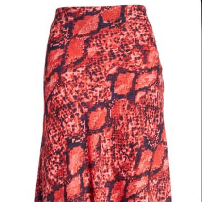 Gibsonlook NEW Roselyn Red Maxi Skirt Size Medium