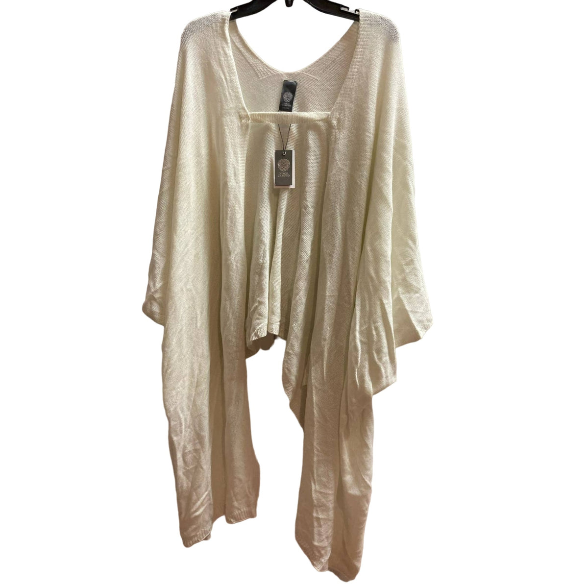 Vince Camuto Women's Waterfall Shawl One Size Ivory NEW Flowy Shrug Poncho Wrap