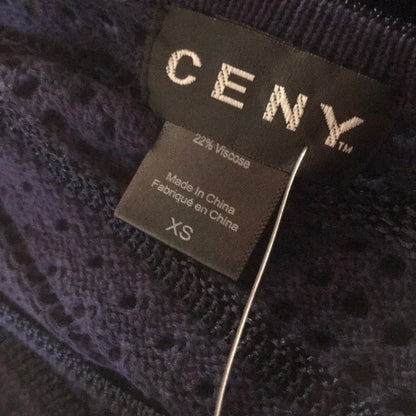Ceny NWT Lightweight Open Knit Pullover Pointelle Boat Neck Sweater XS