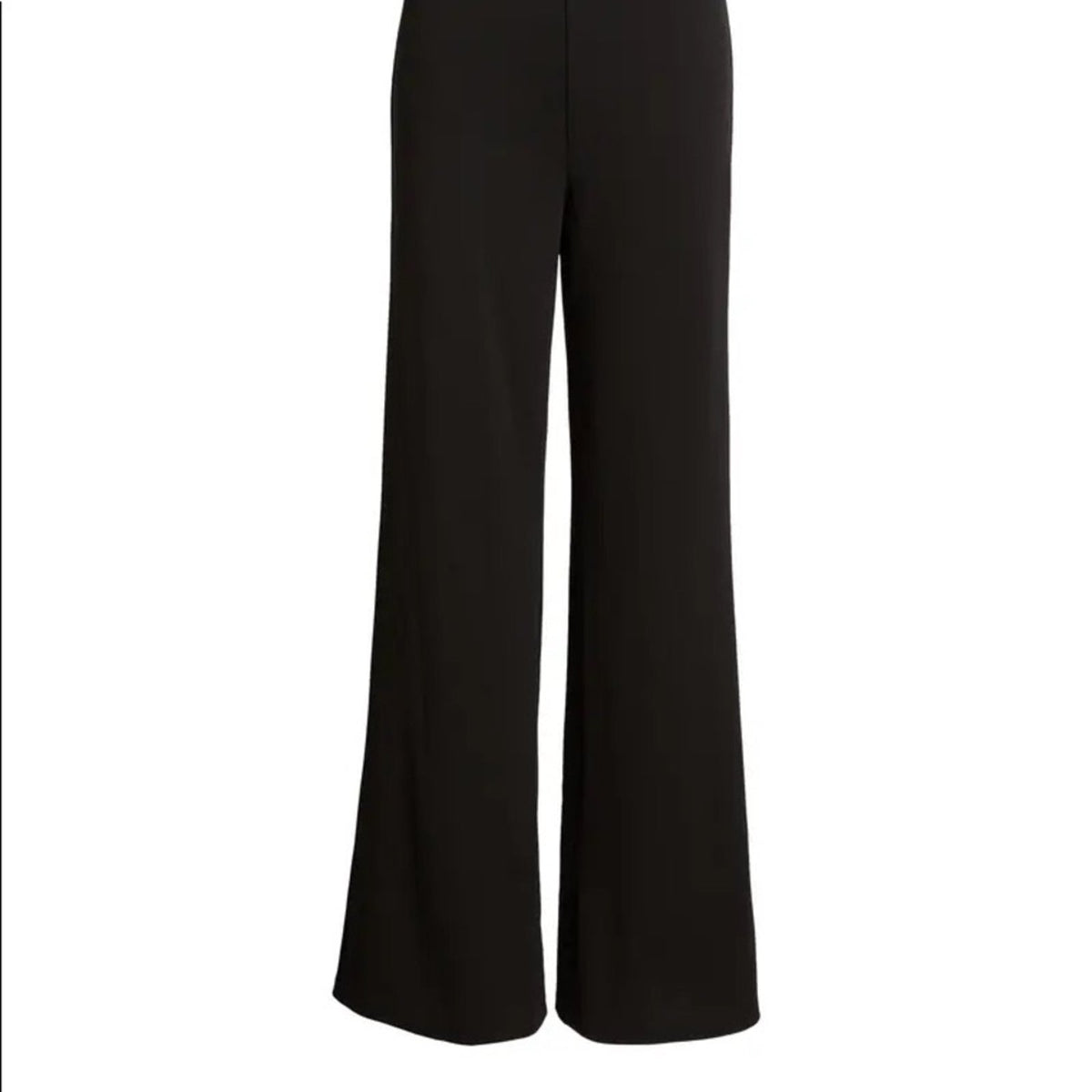 Soprano NEW Black Cross Back Jumpsuit Size Medium