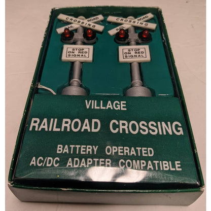 Department 56 HO Model Trains AC DC Motor Set with Miniature Railroad Decorations