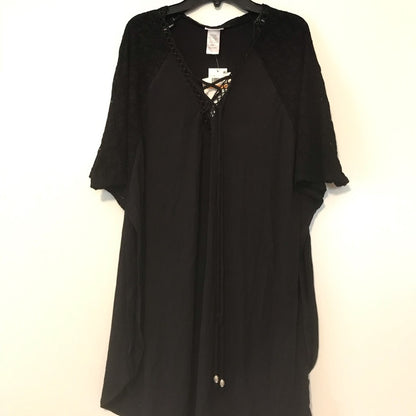 Dotti beach dress  Cover-Up Swimwear Black Size Medium