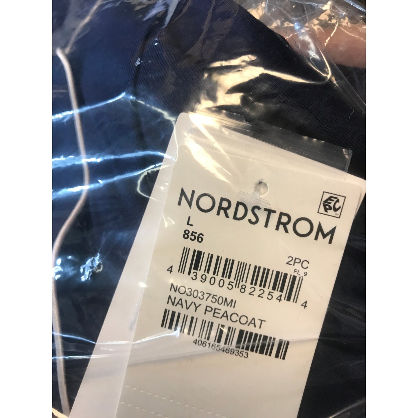 NORDSTROM Moonlight Pajamas Navy Peacoat  Pajamas PJs LARGE Long Sleeve Pants