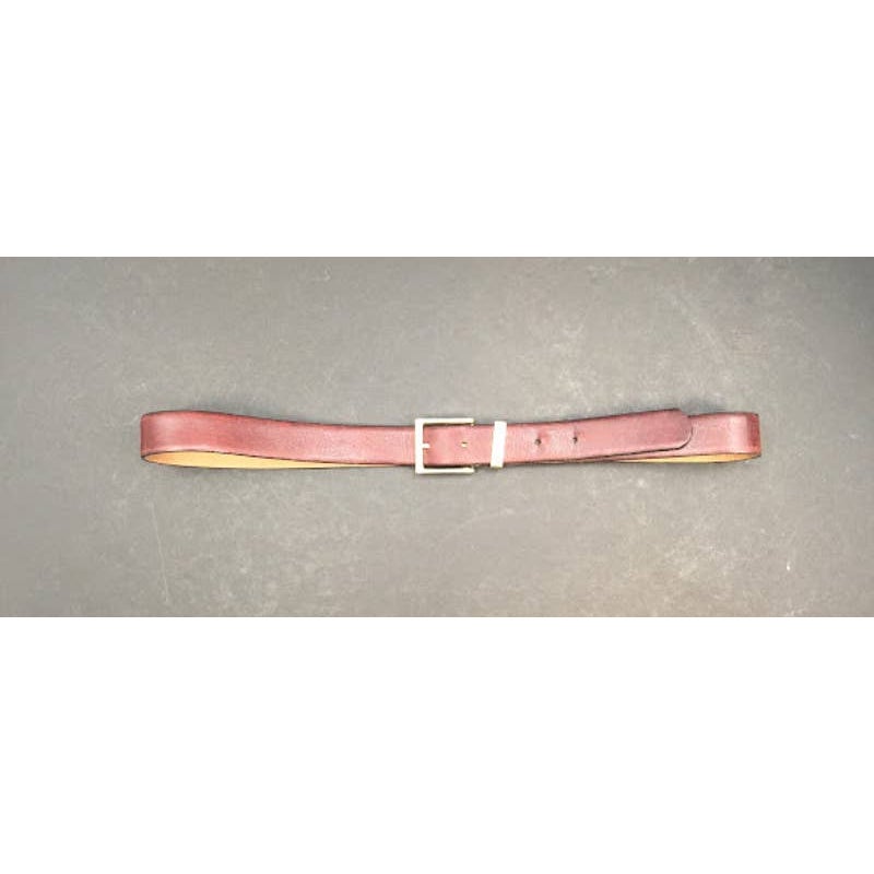 Pierre Cardin Brown Leather Pants dress Belt mens medium 1" Wide Mens