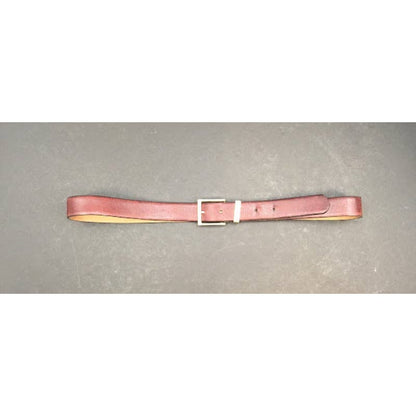 Pierre Cardin Brown Leather Pants dress Belt mens medium 1" Wide Mens