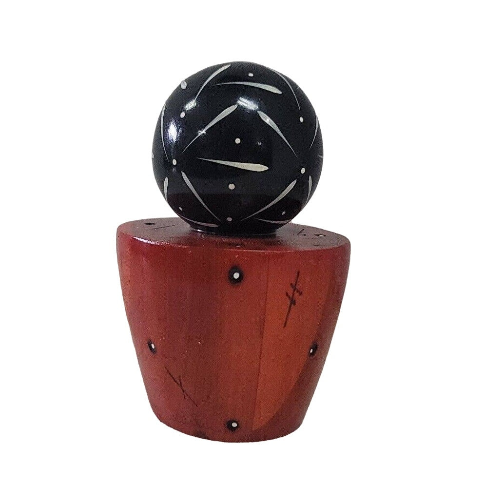 Robert Wilheim/ William Bounds Red & Black SALT Shaker Signed EUC Contemporary