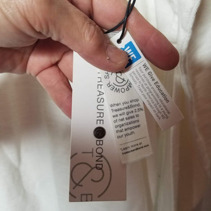 NWT Treasure & Bond Long Sleeve T-Shirt Crew Neck Size XXLarge