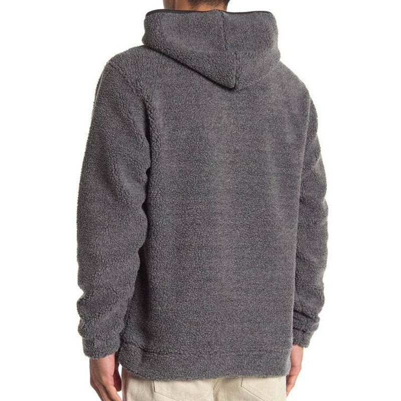 Union Turner Quarter-Zip Pullover Hoodie Jacket Sz Medium Charcoal Heather NWT