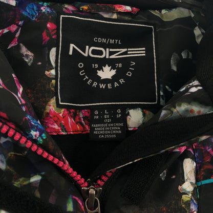 NOIZE PUffer Florence Insulated Combo Snow Jacket Long Sleeve Multi Size 12 NWT