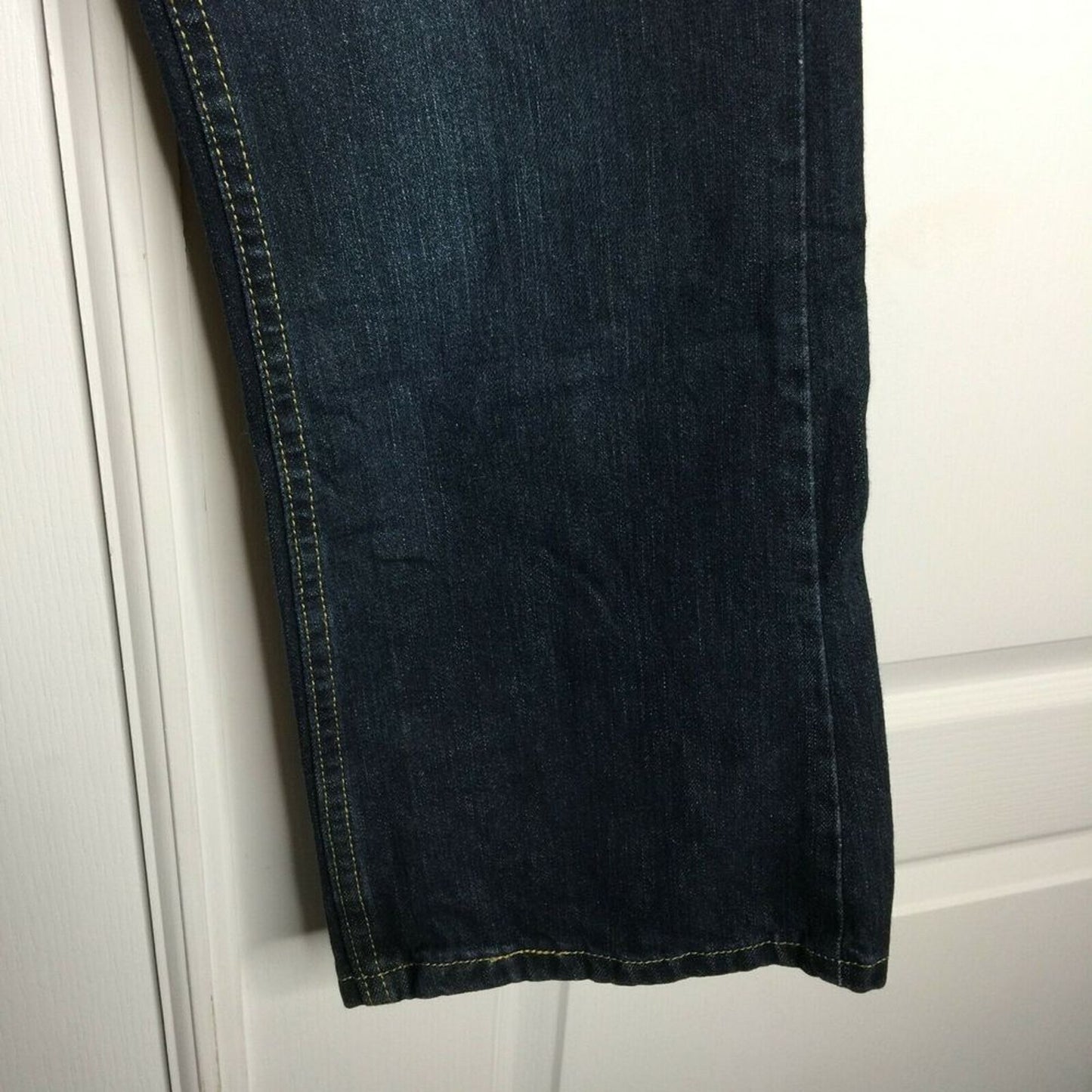 Wrangler Jeans KIDS youth Dark Blue Denim Adjustable Waist Jeans Size 12 Husky