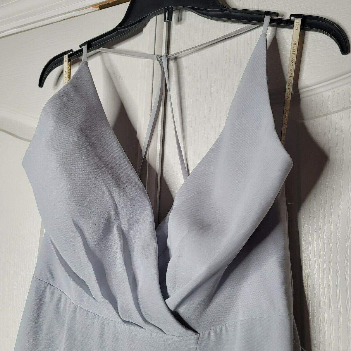 Jenny Yoo Annabelle Gown Dress Convertible Sleeveless V-Neck Strappy Purple Size 6