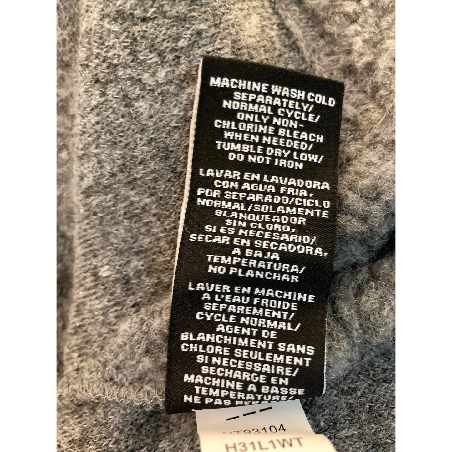 Union Turner Quarter-Zip Pullover Hoodie Jacket Sz Medium Charcoal Heather NWT