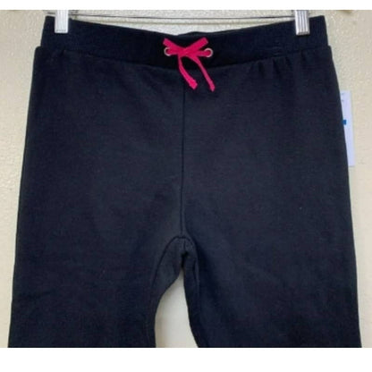 Calvin Klein Jeans Girls Fleece Jogger Sweatpants Large 12/14 Black NWT Sequins