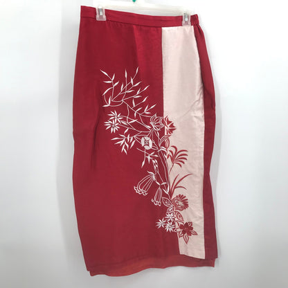 Unhy New York 2 Piece Skirt Suit Three Button Front Jacket A-Line Midi Skirt 10
